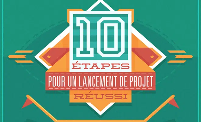 Infograpghie : 10 étapes pour un lancement de projet efficace: une liste de contrôle pour chefs de projet