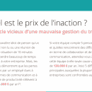 Infographie : Ne rien faire pour améliorer la gestion du travail vous coûte cher