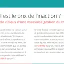 Infographie : Ne rien faire pour améliorer la gestion du travail vous coûte cher