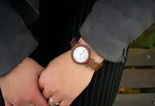 montre en bois