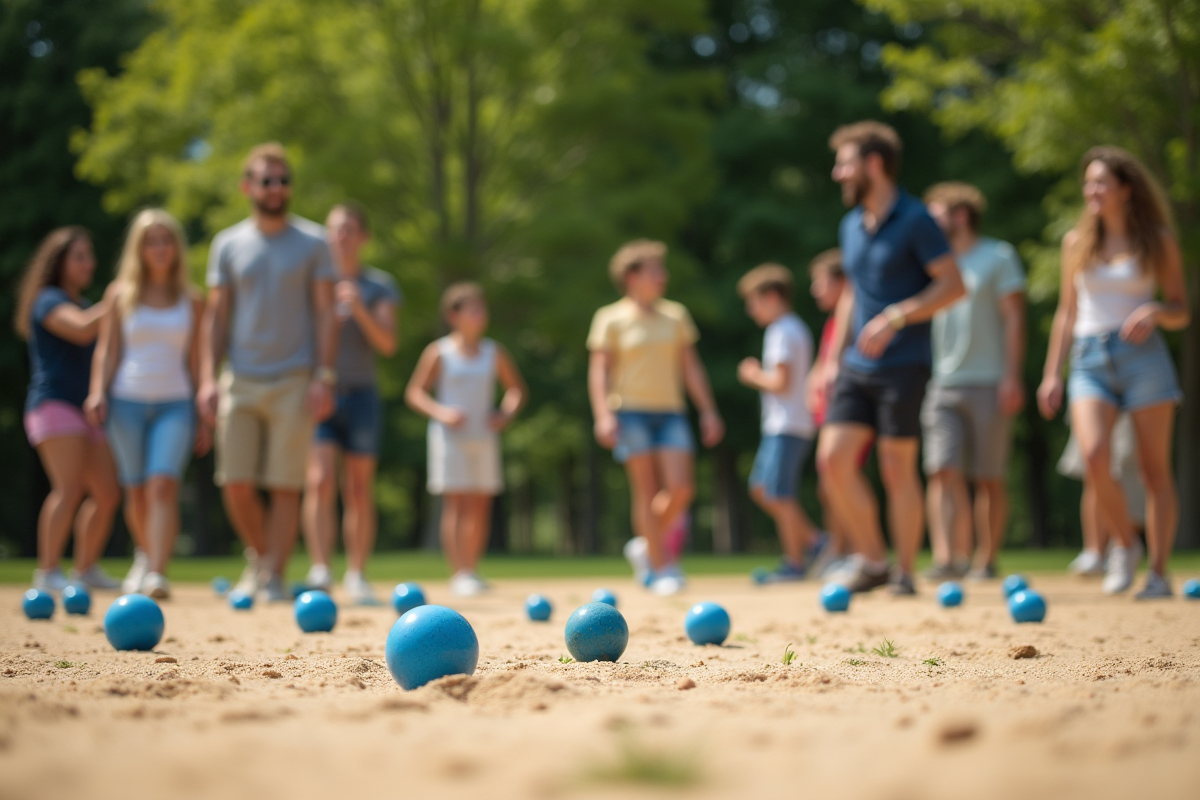 pétanque bleue