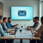 Groupe de professionnels collaborant dans un bureau lumineux