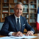 Philippe Tabarot en bureau parisien lors d'une réunion
